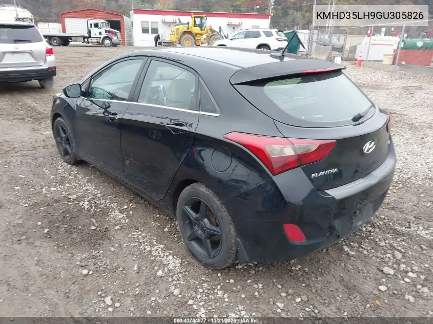 KMHD35LH9GU305826 2016 Hyundai Elantra Gt