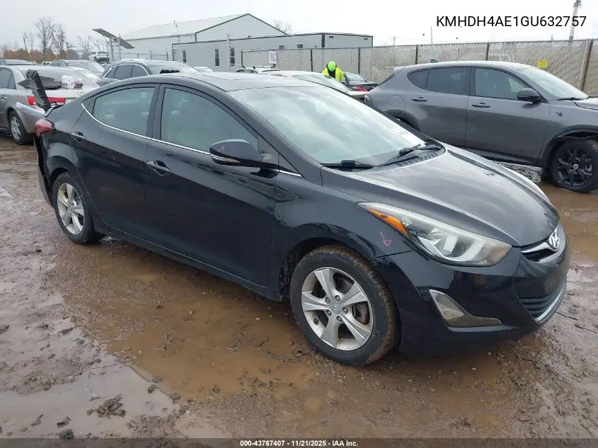 KMHDH4AE1GU632757 2016 Hyundai Elantra Value Edition
