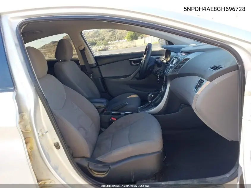 5NPDH4AE8GH696728 2016 Hyundai Elantra Se