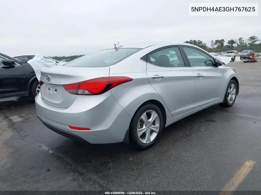 5NPDH4AE3GH767625 2016 Hyundai Elantra Value Edition