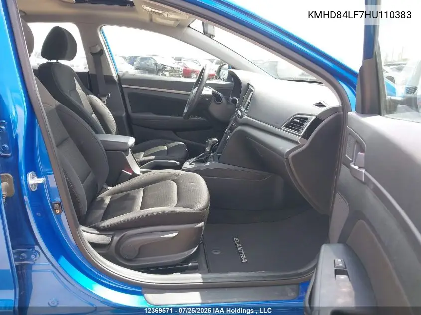 KMHD84LF7HU110383 2017 Hyundai Elantra Gls