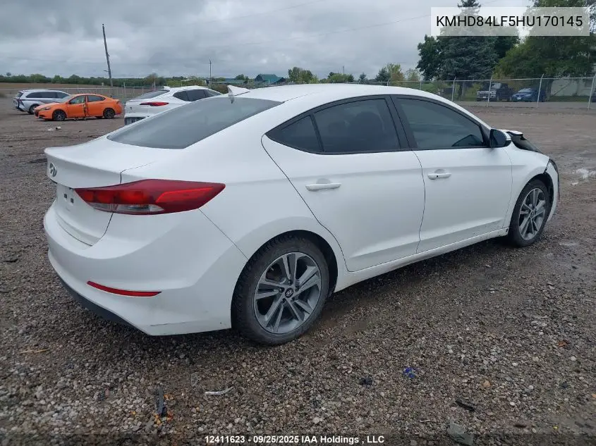 KMHD84LF5HU170145 2017 Hyundai Elantra Gls