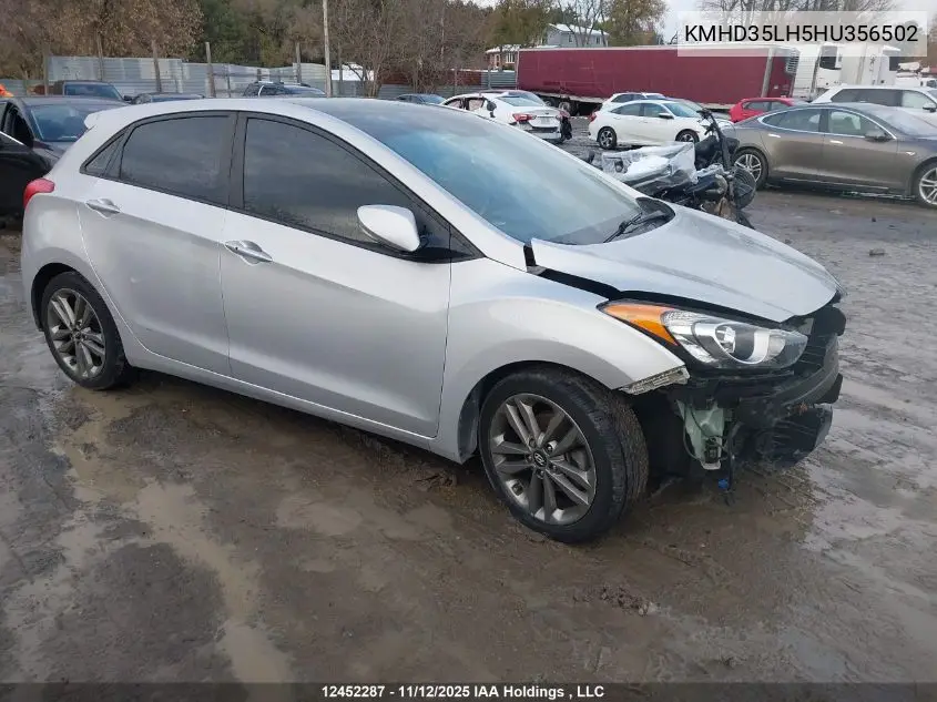 KMHD35LH5HU356502 2017 Hyundai Elantra Gt