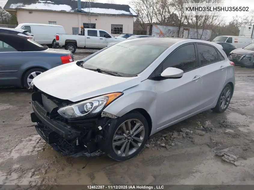 KMHD35LH5HU356502 2017 Hyundai Elantra Gt