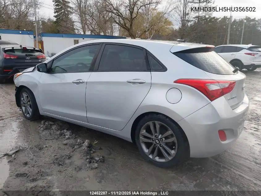 KMHD35LH5HU356502 2017 Hyundai Elantra Gt