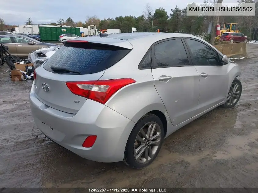 KMHD35LH5HU356502 2017 Hyundai Elantra Gt