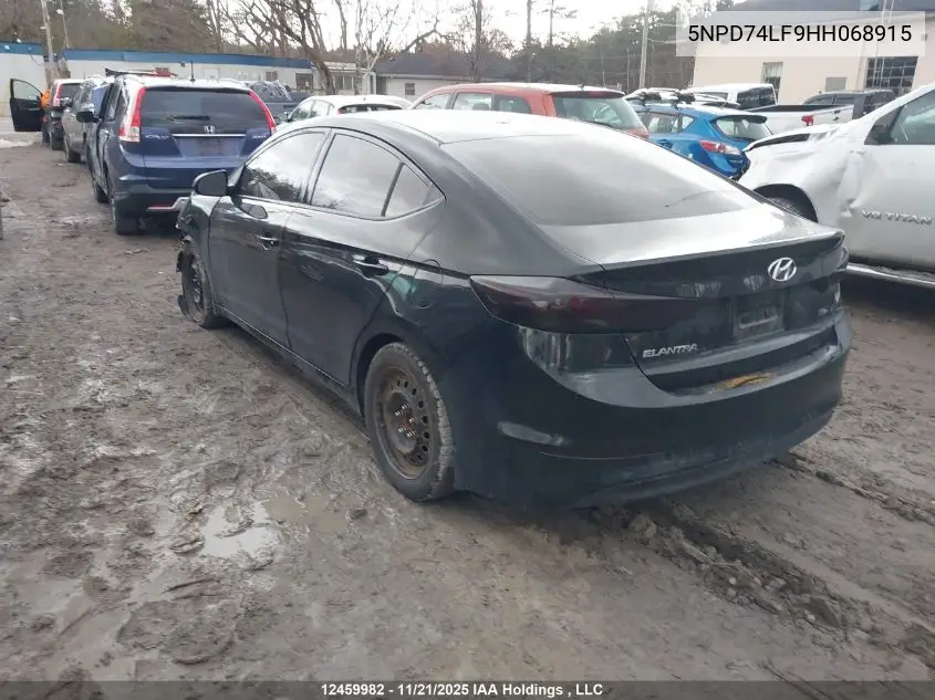 5NPD74LF9HH068915 2017 Hyundai Elantra L