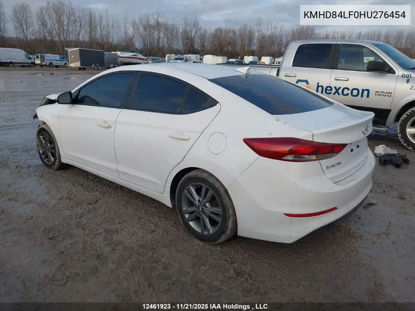KMHD84LF0HU276454 2017 Hyundai Elantra Gl