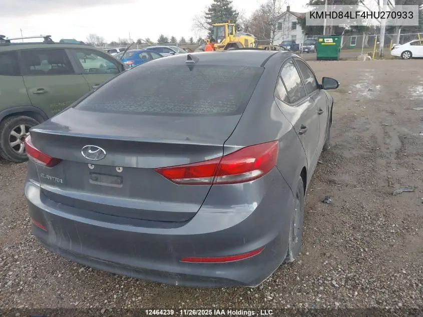 KMHD84LF4HU270933 2017 Hyundai Elantra Gl