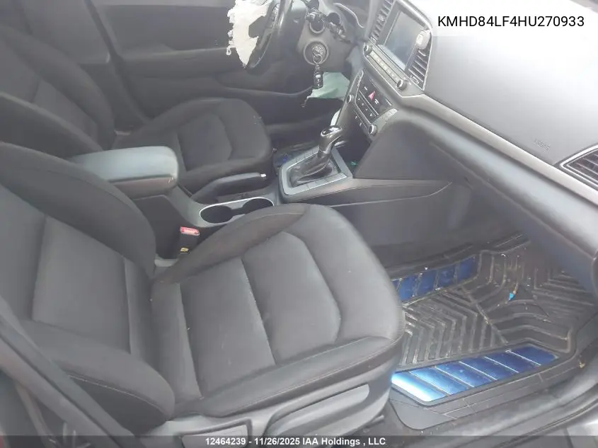 KMHD84LF4HU270933 2017 Hyundai Elantra Gl
