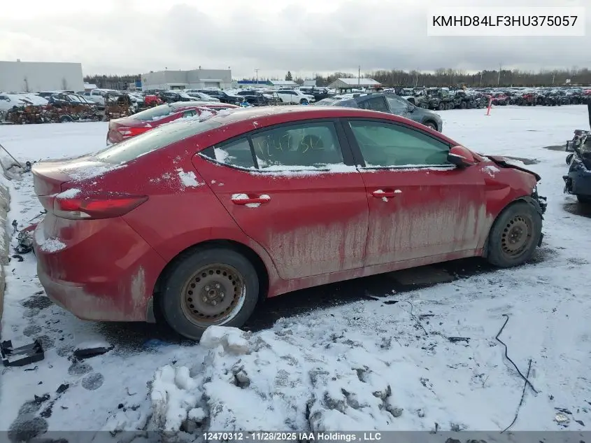 KMHD84LF3HU375057 2017 Hyundai Elantra Gl