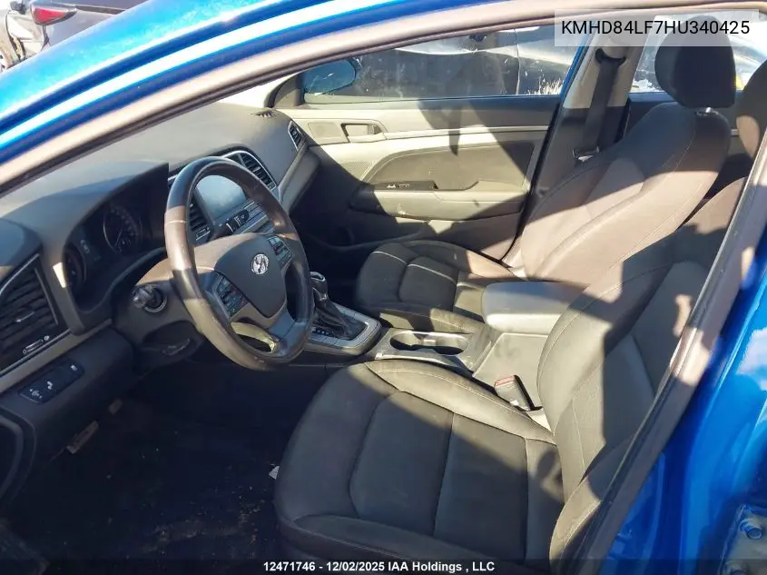 KMHD84LF7HU340425 2017 Hyundai Elantra Se/Value/Limited