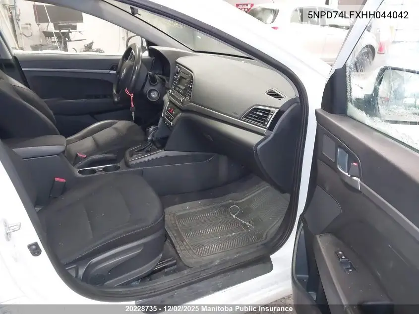 5NPD74LFXHH044042 2017 Hyundai Elantra Le