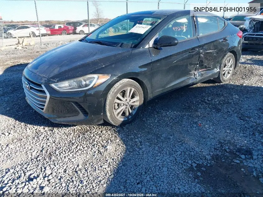5NPD84LF0HH001956 2017 Hyundai Elantra Se