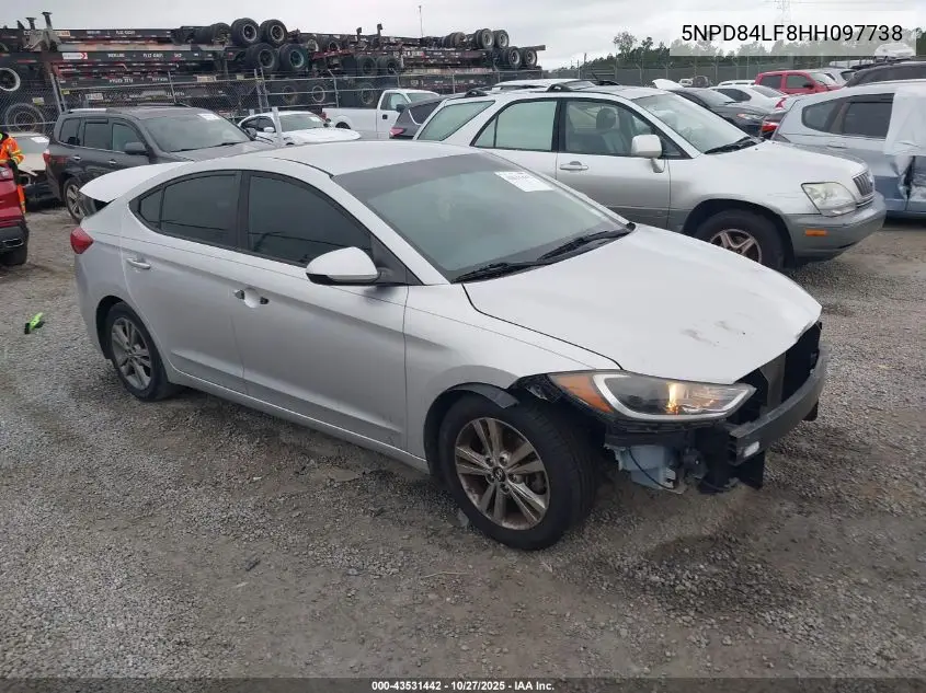 5NPD84LF8HH097738 2017 Hyundai Elantra Se