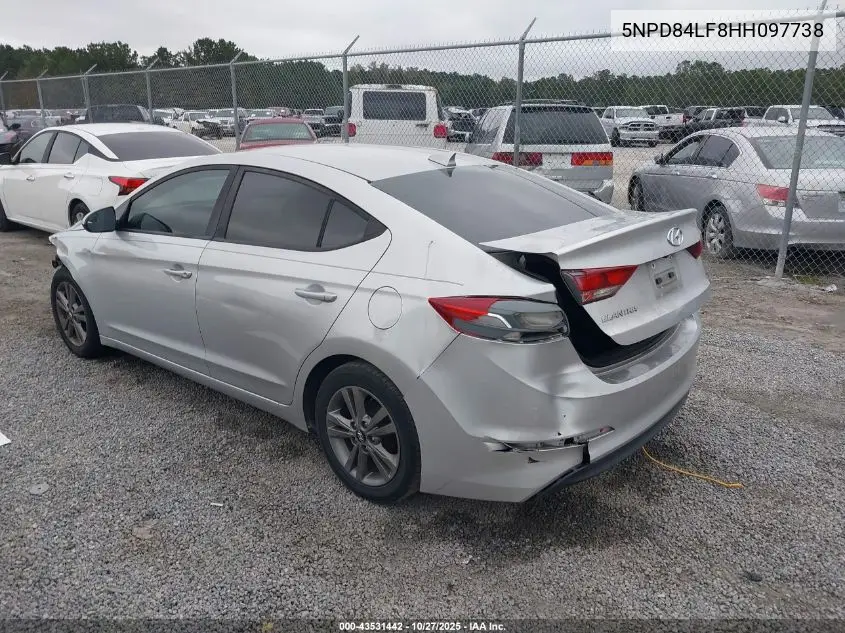 5NPD84LF8HH097738 2017 Hyundai Elantra Se