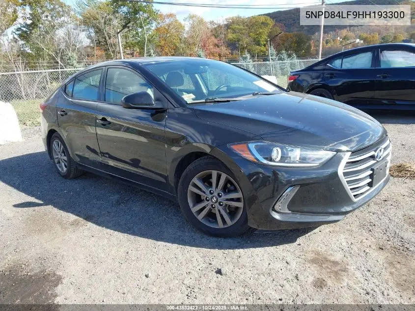 5NPD84LF9HH193300 2017 Hyundai Elantra Value Edition