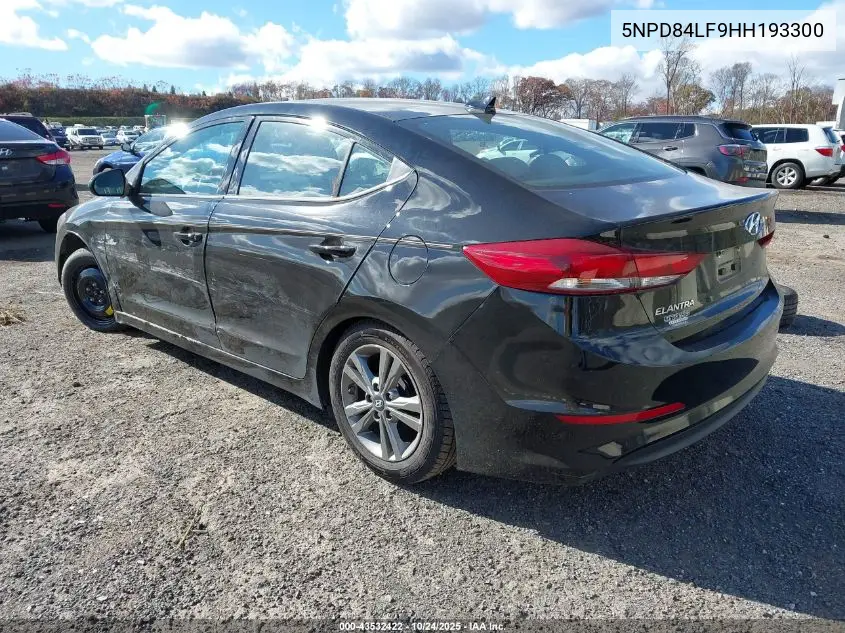 5NPD84LF9HH193300 2017 Hyundai Elantra Value Edition