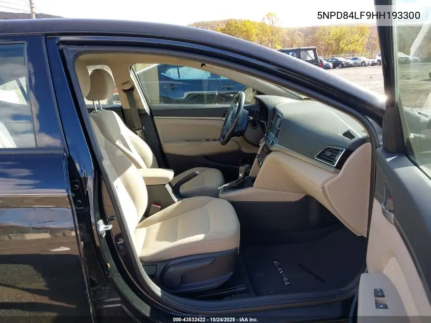 5NPD84LF9HH193300 2017 Hyundai Elantra Value Edition