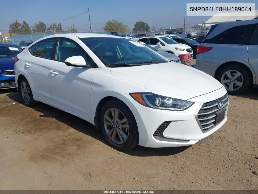 5NPD84LF8HH189044 2017 Hyundai Elantra Se