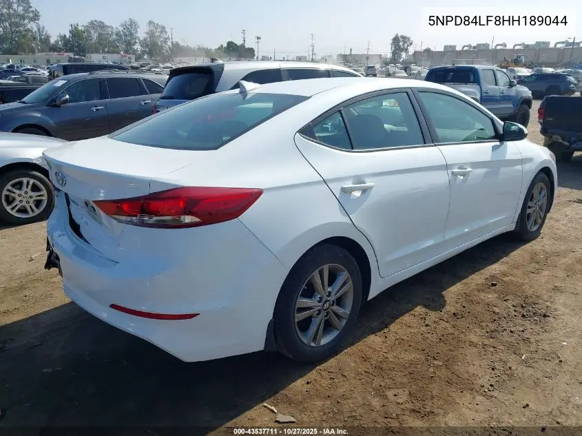 5NPD84LF8HH189044 2017 Hyundai Elantra Se