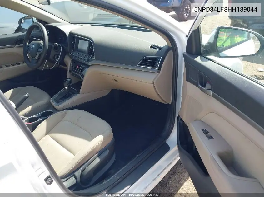 5NPD84LF8HH189044 2017 Hyundai Elantra Se