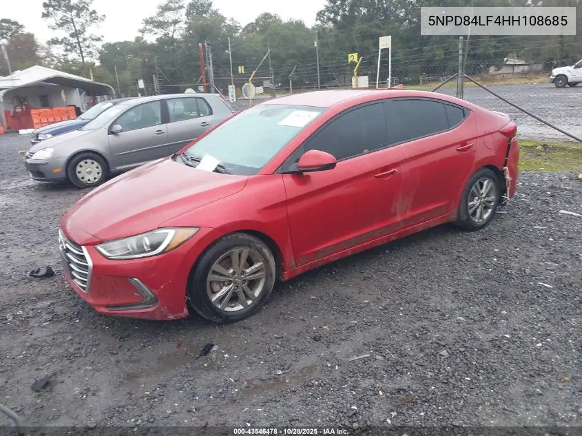 5NPD84LF4HH108685 2017 Hyundai Elantra Se