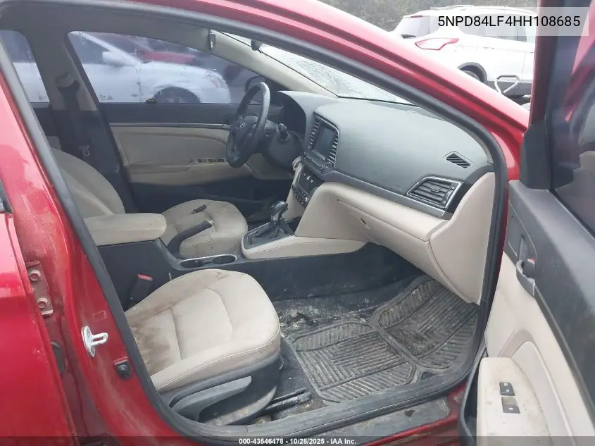 5NPD84LF4HH108685 2017 Hyundai Elantra Se