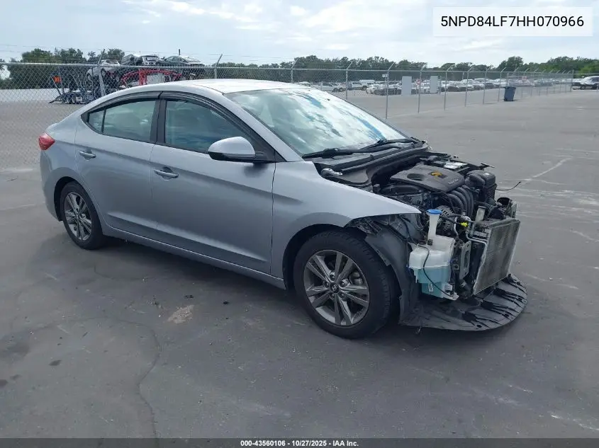 5NPD84LF7HH070966 2017 Hyundai Elantra Se