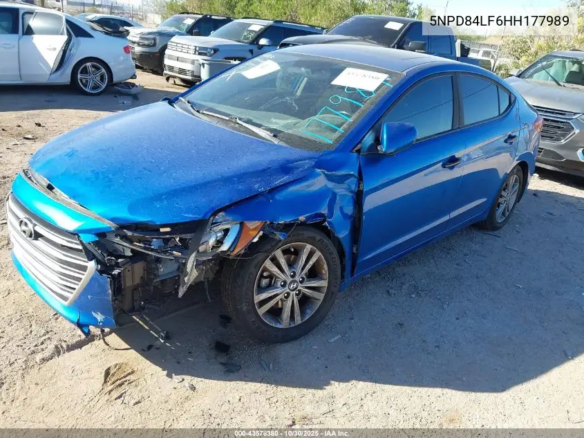 5NPD84LF6HH177989 2017 Hyundai Elantra Value Edition