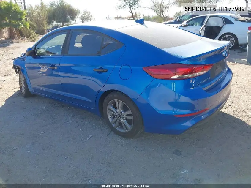 5NPD84LF6HH177989 2017 Hyundai Elantra Value Edition