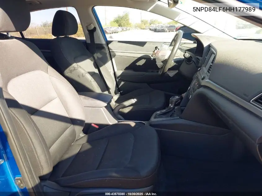 5NPD84LF6HH177989 2017 Hyundai Elantra Value Edition