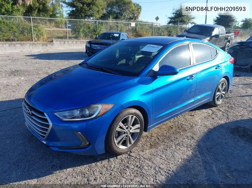 5NPD84LF0HH209593 2017 Hyundai Elantra Value Edition