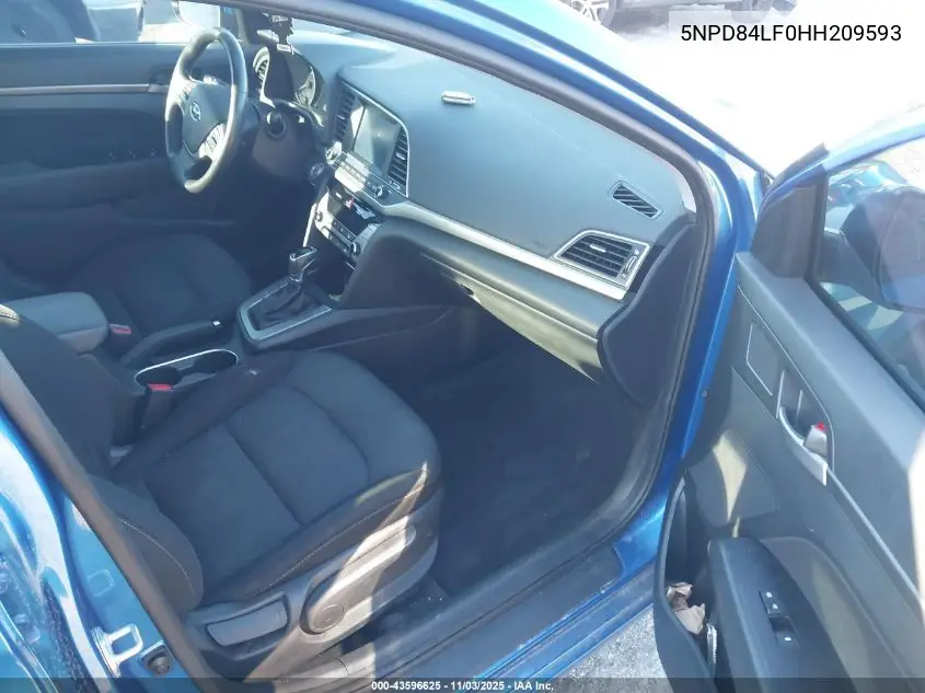 5NPD84LF0HH209593 2017 Hyundai Elantra Value Edition