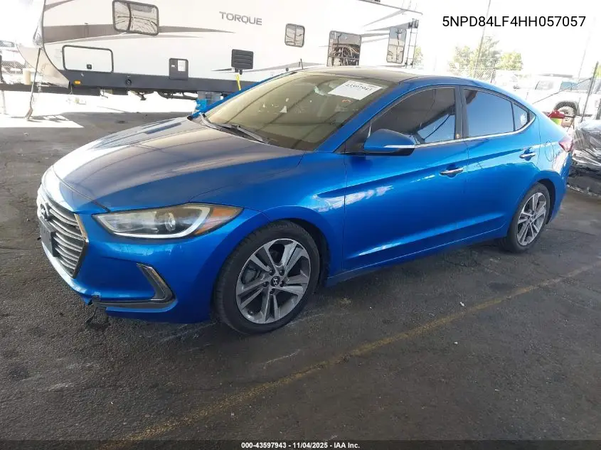 5NPD84LF4HH057057 2017 Hyundai Elantra Limited