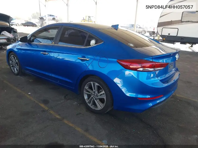 5NPD84LF4HH057057 2017 Hyundai Elantra Limited