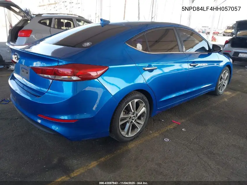 5NPD84LF4HH057057 2017 Hyundai Elantra Limited