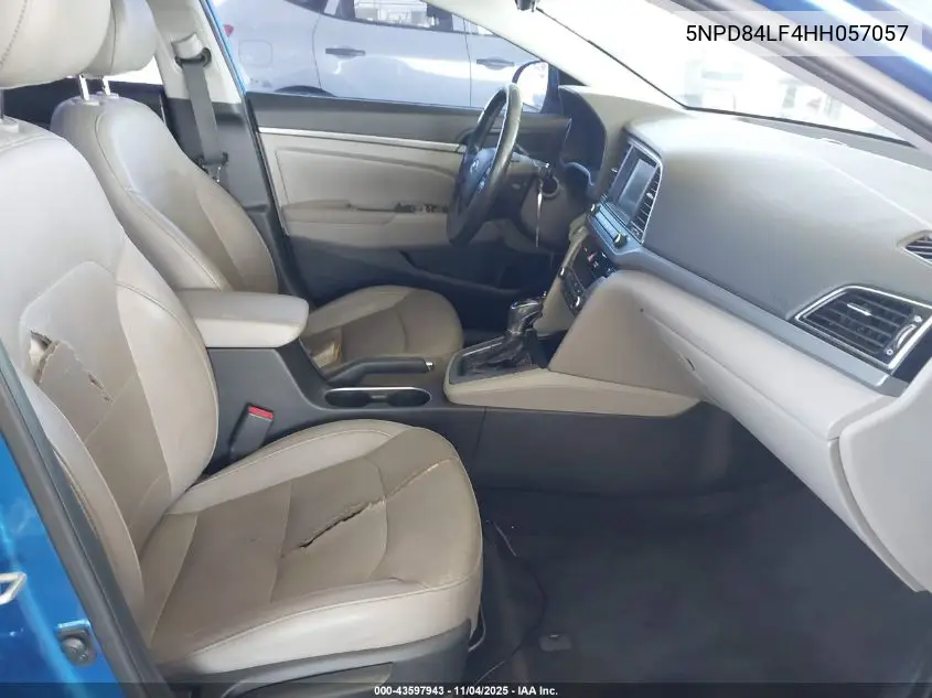5NPD84LF4HH057057 2017 Hyundai Elantra Limited
