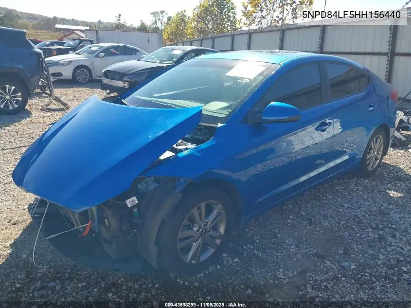 5NPD84LF5HH156440 2017 Hyundai Elantra Value Edition