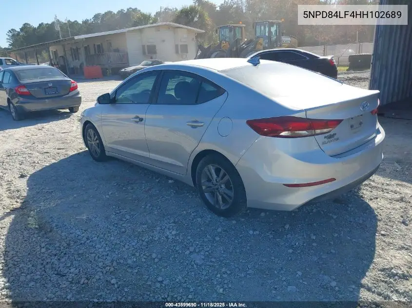 5NPD84LF4HH102689 2017 Hyundai Elantra Se
