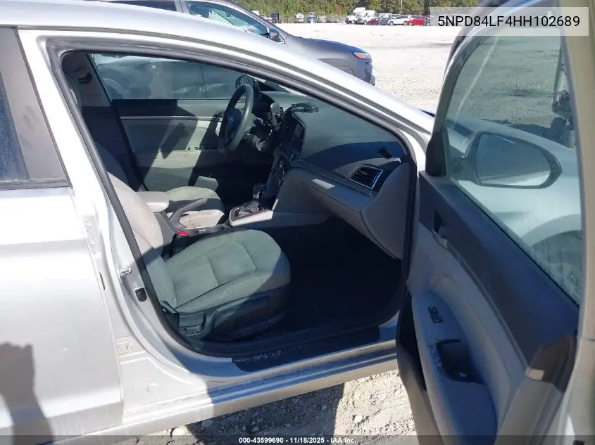 5NPD84LF4HH102689 2017 Hyundai Elantra Se