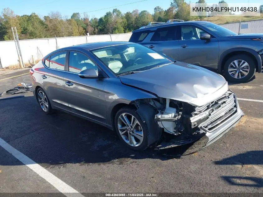 KMHD84LF9HU148438 2017 Hyundai Elantra Limited