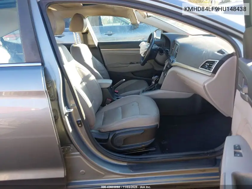 KMHD84LF9HU148438 2017 Hyundai Elantra Limited