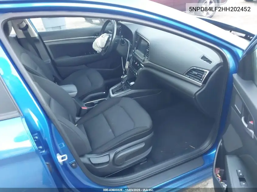5NPD84LF2HH202452 2017 Hyundai Elantra Value Edition
