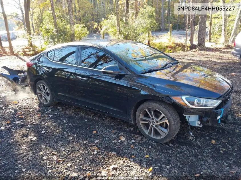 5NPD84LF4HH055227 2017 Hyundai Elantra Limited