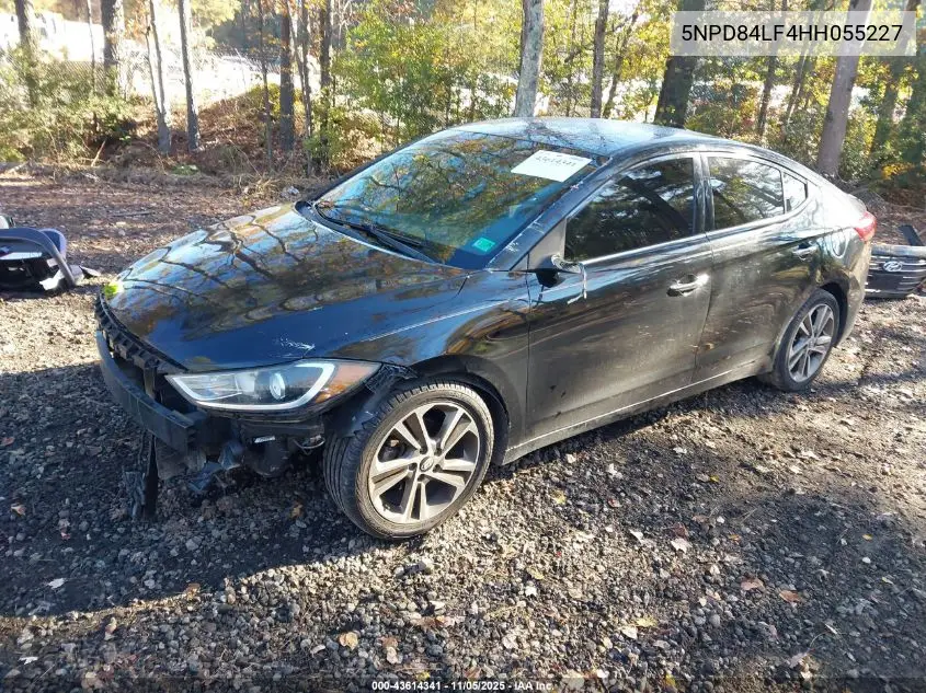 5NPD84LF4HH055227 2017 Hyundai Elantra Limited