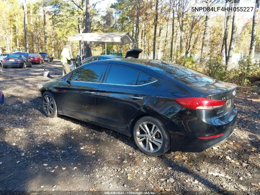 5NPD84LF4HH055227 2017 Hyundai Elantra Limited