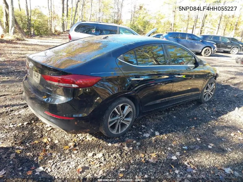 5NPD84LF4HH055227 2017 Hyundai Elantra Limited