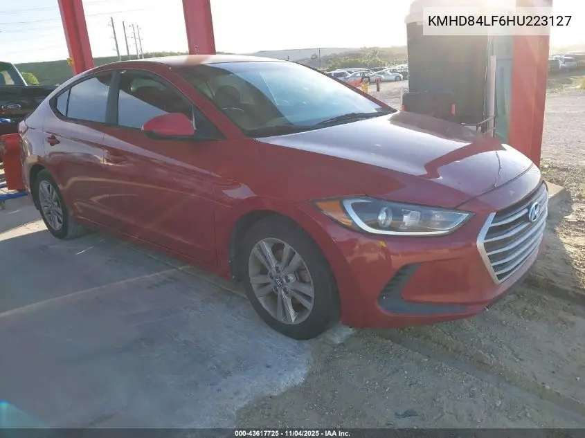 KMHD84LF6HU223127 2017 Hyundai Elantra Se