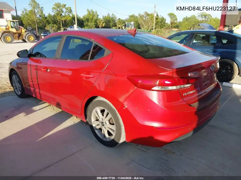 KMHD84LF6HU223127 2017 Hyundai Elantra Se